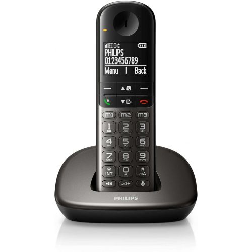 TELEFONE PHILIPS XL4901 PRETO COMPATIVEL COM FONE DE OUVIDO