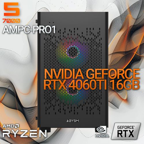 AMPC-PRO1-AMD RYZEN 5 7600X RTX 4060TI 16GB