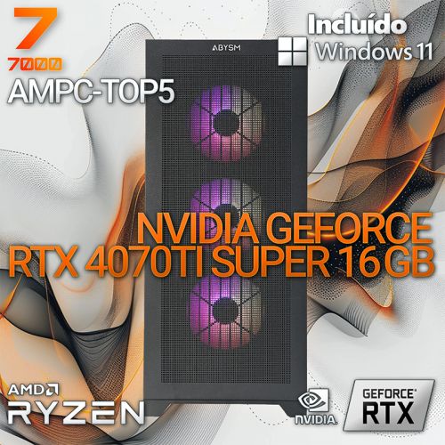 AMPC-TOP5 R7-7800X3D RTX4070TI SUPER 16GB