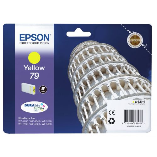 Epson Tower of Pisa 79 tinteiro 1 unidade(s) Original Rendimento padrão Amarelo