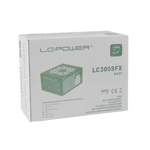 LC-Power LC300SFX V3.21 fonte de alimentação 285 W 20+4 pin ATX SFX Cinzento