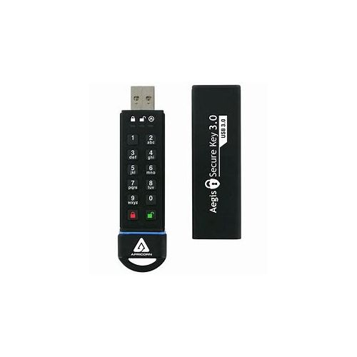  Apricorn Aegis Secure Key 3NX unidade de memória USB 4 GB USB Type-A 3.2 Gen 1 (3.1 Gen 1) Preto