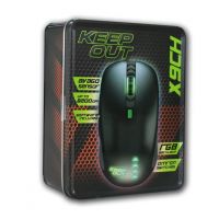 KeepOut X9CH rato Ambidestro USB Type-A Laser 8200 DPI