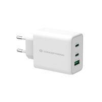 Carregador CONCEPTRONIC parede 12W 2XUSB + 1USB-A QC