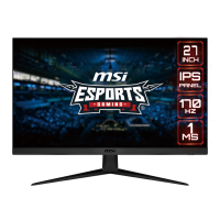 MONITOR GAMING 27" MSI G2712 IPS FHD 170HZ HDMI