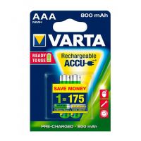 Pilhas RECARGABLES VARTA AAA 800MAH PACK 2 48078 48078