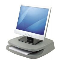 Fellowes 91456 montagem e suporte para monitores 53,3 cm (21") Cinzento Secretária