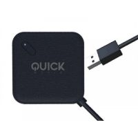 Quick Media QMH304PB hub de interface USB 3.2 Gen 1 (3.1 Gen 1) Type-A 5000 Mbit/s Preto