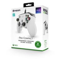  NACON Pro Compact Branco USB Gamepad Analógico / Digital PC, Xbox One, Xbox One X, Xbox Series S, Xbox Series X