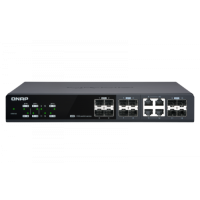 QNAP QSW-M1204-4C switch Gestionado 10G Ethernet (100/1000/10000) Preto