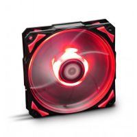 NOX H-Fan LED capa de computador Ventilador 12 cm Negro, Rojo, branco