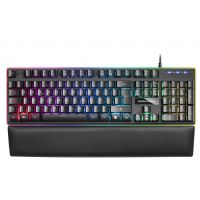 TECLADO MARSGAMING MK320 FULL RGB H-MECHANICAL, PADDED PALMREST - PT - MK320PT