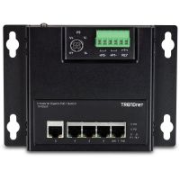 Trendnet TI-PG50F switch de rede Não-gerido Power over Ethernet (PoE) Preto