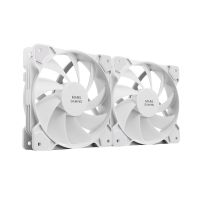 Ventoinha MARS GAMING MF-PROX2 DUAL FAN KIT, 2X120MM ULTRASILENT FDB BEARING, ANTIVIBRATION, WHITE