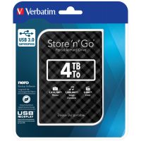 Verbatim Store 'n' Go disco externo 4 TB Preto,HDD 2.5