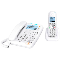 Telefone ALCATEL XL785 COMBO WHITE