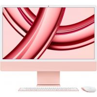 Apple iMac M3 Apple M 59,7 cm (23.5") 4480 x 2520 pixels 8 GB 256 GB SSD PC All-in-One macOS Sonoma Wi-Fi 6E (802.11ax) Rosa