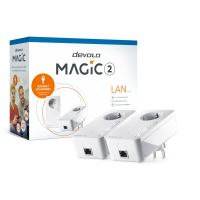 devolo Magic 2 LAN,Starter Kit,Velocidade Powerline até 2400Mbps c/ 1 Porta LAN- PT8267