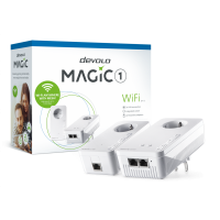 devolo Magic 1 WiFi,Starter Kit,Velocidade PLC até 1200Mbps, Wi-Fi mesh c/ 2 Portas LAN- PT8366
