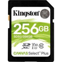  Kingston Technology Canvas Select Plus cartão de memória 256 GB SDXC UHS-I Classe 10 