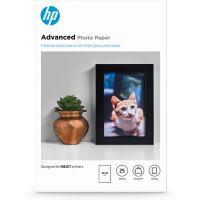HP Papel de Fotografia Advanced Brilhante, 250 g/m2, 10 x 15 cm (101 x 152 mm), 25 folhas