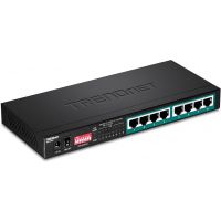 Trendnet TPE-LG80 switch de rede Não-gerido Gigabit Ethernet (10/100/1000) Power over Ethernet (PoE) Preto 