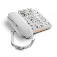 Gigaset DL380 Telefone analógico Identificação de chamadas Branco