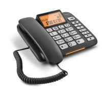 Gigaset DL 580 Telefone Telefone analÃ³gico Preto Identificador de chamadas