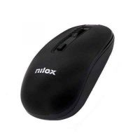 Nilox MOUSE WIRELESS BLACK 1000 DPI rato Wi-Fi Ótico 1600 DPI