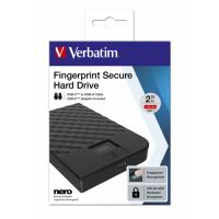 Verbatim Fingerprint Secure disco externo 2 TB Preto,HDD 2,5"