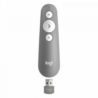 Logitech R500 Laser Presentation Remote comando para apresentações Bluetooth/RF Cinzento