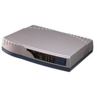 Router ADSL com Switch 4P para linha analógica, compatível com a rede portuguesa. Possui NAT Firewall.