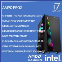 AMPC-PRO2-INTEL CORE  i7 12700F RX6700XT 12GB