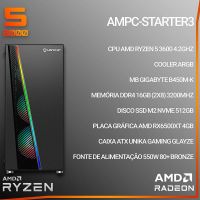AMPC-STARTER3 - AMD RYZEN 5 3600 RX6500XT 4GB