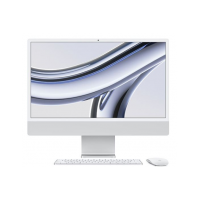 Apple iMac Apple M M3 59,7 cm (23.5") 4480 x 2520 pixels PC All-in-One 8 GB 512 GB SSD macOS Sonoma Wi-Fi 6E (802.11ax) Prateado