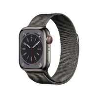 Apple Watch Series 8 OLED 41 mm Digital 352 x 430 pixels Ecrã táctil 4G Grafite Wi-Fi GPS