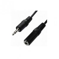 Adaptador Jack 3.5 3GO CA104/ Jack 3.5 Macho - Jack 3.5 Hembra/ 3m