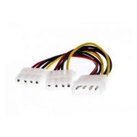 cabo Duplicador Molex 3GO CMOLEXY/ Molex Macho - 2 x Molex Fêmea