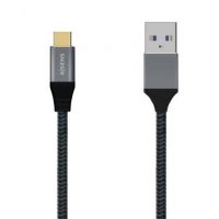 cabo USB 3.1 Aisens A107-0630/ USB Tipo-C Macho - USB Macho/ 50cm/ cinzento