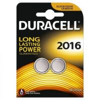 Pack de 2 Pilhas de Botón Duracell DL2016B2/ 3V