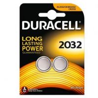 Pack de 2 Pilhas de Botón Duracell DL2032/ 3V