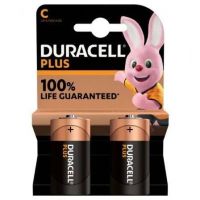 Pack de 2 Pilhas C Duracell  LR14/ 1.5V/ Alcalinas