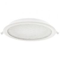 Downlight Iglux IG-54-18W-F/ Circular/ Ø225 x 29.5mm/ Potencia 18W/ 1720 Lúmenes/ 6000ºK/ branco