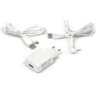 Carregador de parede Leotec LECTABUSBW/ USB + cabo MicroUSB e 2.5mm/ 2A