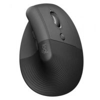 Rato Ergonómico Sem Fios por Bluetooth/ 2.4GHz Logitech Lift Vertical Ergonomic Mouse/ até 4000 DPI/ Grafito