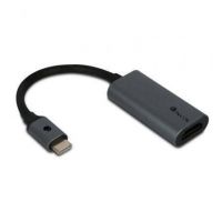 Conversor NGS WonderHDMI/ HDMI Fêmea - USB Tipo-C Macho/ 15cm/ Preto
