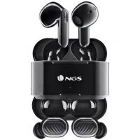 Auriculares Bluetooth NGS Ártica Duo com Caixa de carga/ Autonomía 5h/ Negros