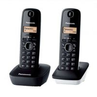 Telefone Sem Fios Panasonic KX-TG1612SP1/ Pack DUO/ Preto