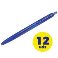 caixa de Bolígrafos de Tinta de Aceite Retráctil Pilot Super Grip G/ 12 unidades/ Azules