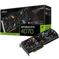 cartão Gráfica PNY GeForce RTX 4070 XLR8 Gaming VERTO Overclocked Triple Fan/ 12GB GDDR6X